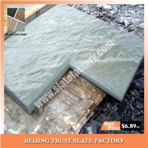 Silver Grey Pool Coping Stone,Silver Gray Color Pool Coping Pavers,Swimming Pool Paving Designs