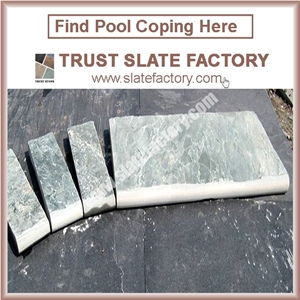 Silver Grey Quartzite Patio Pavers Stone,Grey Color Swimming Pool Coping Pavers,Quartzite Stone Pool Deck Pavers