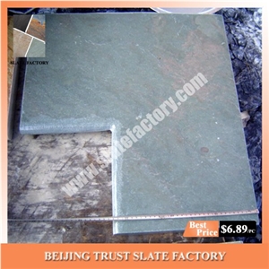 Silver Grey Quartzite Paver Patio Designs,Silver Gray Color Swimming Pool Pavers,Natural Stone Pool Pavers for Sale