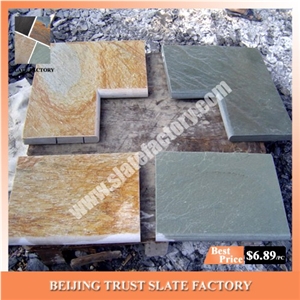 Silver Grey Quartzite Paver Patio Designs,Silver Gray Color Swimming Pool Pavers,Natural Stone Pool Pavers for Sale