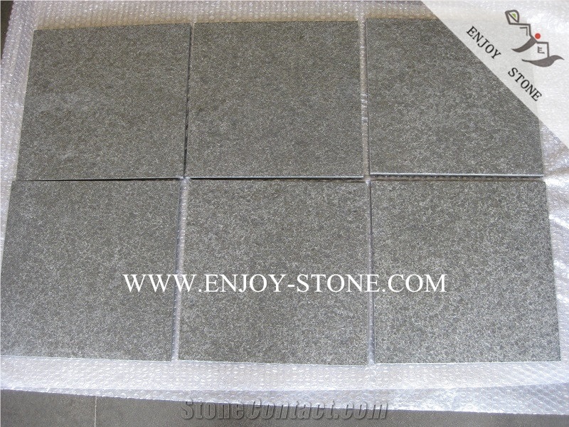 China G684 Basalt Tiles,Fuding Pearl Black,Black Pearl Flamed Cut to Size Tiles&Slabs for Wall Cladding,Outdoor Paving,Flooring
