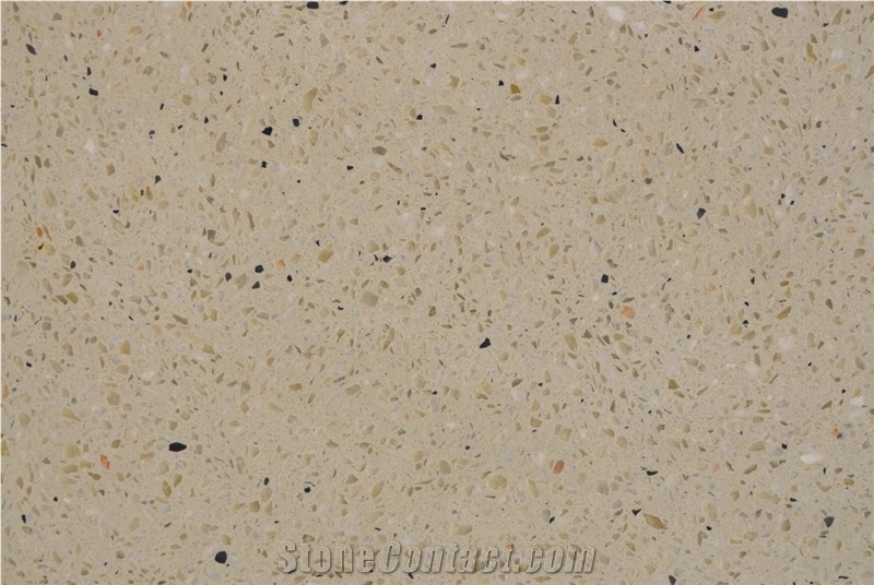 China Yellow Terrazzo Tile / Artificial Stone/Terrazzo / Artificial Tile