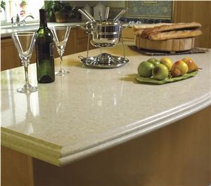 Sunny Beige Marble Countertops, Beige Marble Kitchen Worktops & Island Tops
