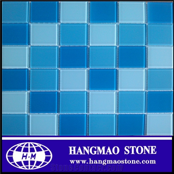 2014 New Trend Glass Mix Glass Mosaic Tile Used Swimming Pool For Sale