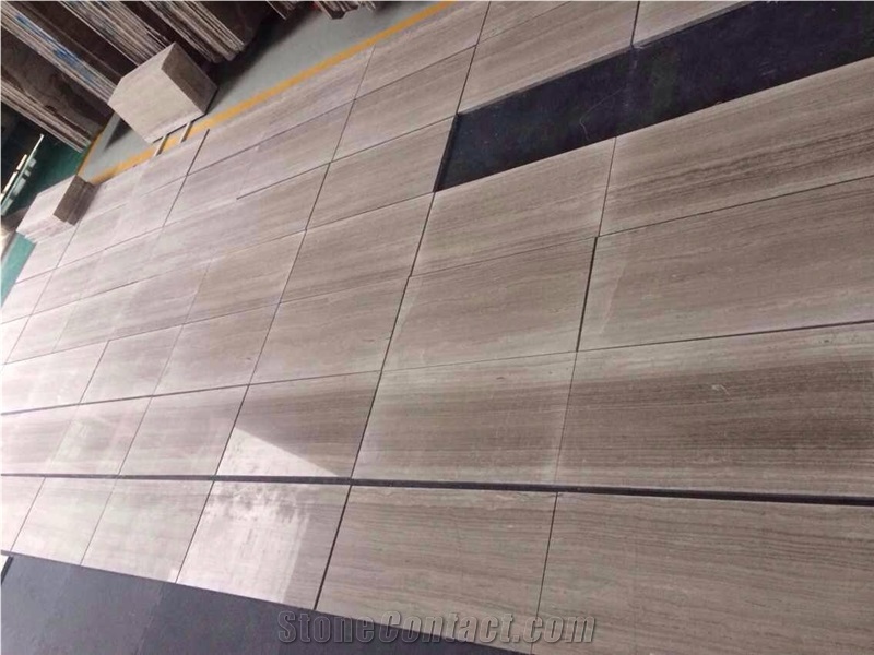 Grey Wood Look Marble Floor Tile