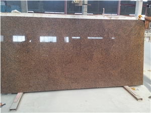 Brown Quartz Stone Slab, Engineered Stone Walling, Solid Surface