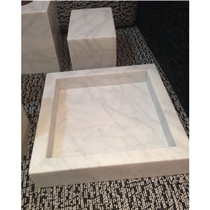 Carrara White Marble Bathroom Products,Soap Dish,Paper Holders