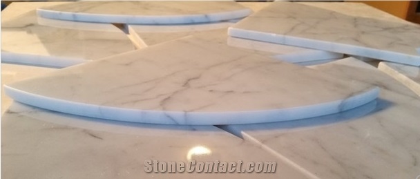 Carrara White Marble Shower Corner Shelf