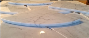 Carrara White Marble Shower Corner Shelf