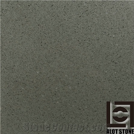 Grey Beach Quartz Stone Slabs, Solid Surface Engineered Stone