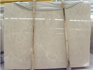 Best Selling Turkish Natural Polished Marble Stone -Burdur Beige Big Slabs & Tiles ,Cut-To-Size ,Produced in China for Project , Walling ,Tiling Paving