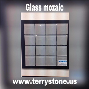 Glass Mosaic Series, Glass Mosaic 3d Series, Glass Mosaic Wall Tiles, Glass Mosaic Terry Stone, White Glass Mosaic Series