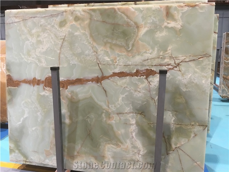 Green Onyx Tile & Slab Direct from China Factory, Onyx Stone on Sales, High Polished Nice Stone Onyx