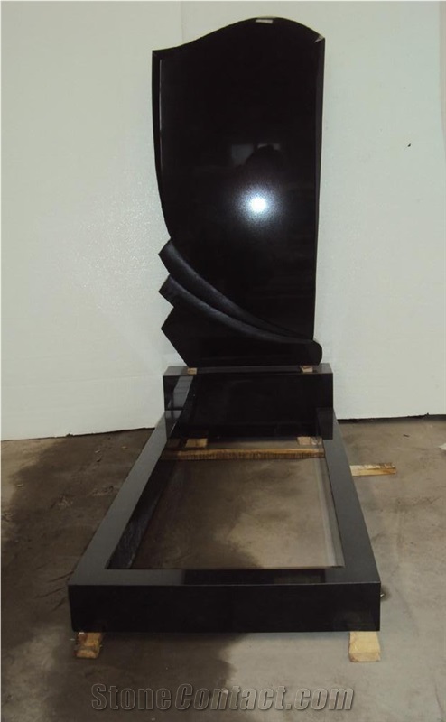 High Polished and Carved Shanxi Black ,Absolute Black Tombstone ,Monument , Head Stone ,GraveStone 