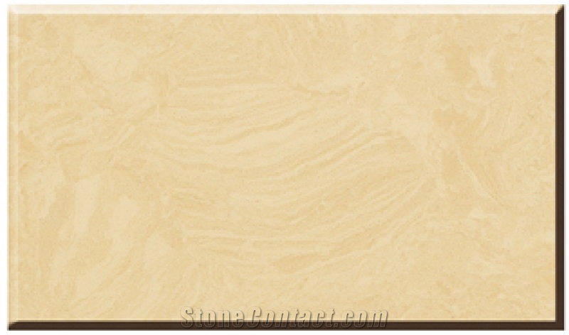 High Quality Polished Dark Beige Artificial Marble Big Slabs & Tiles ,China Man Made Stone , Engineered Stone  for cut-to-size,Paving, Walling , Tiling 