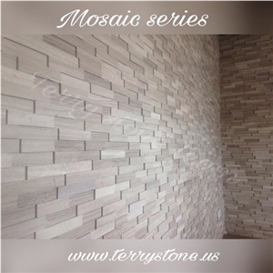 Marble Mosaic, Marble Wooden Grey Mosaic, Grey Mosaic, Luxery Marble Mosaic, Polished Mosaic, Floor Mosaic, Wall Mosaic, Mosaic Pattern