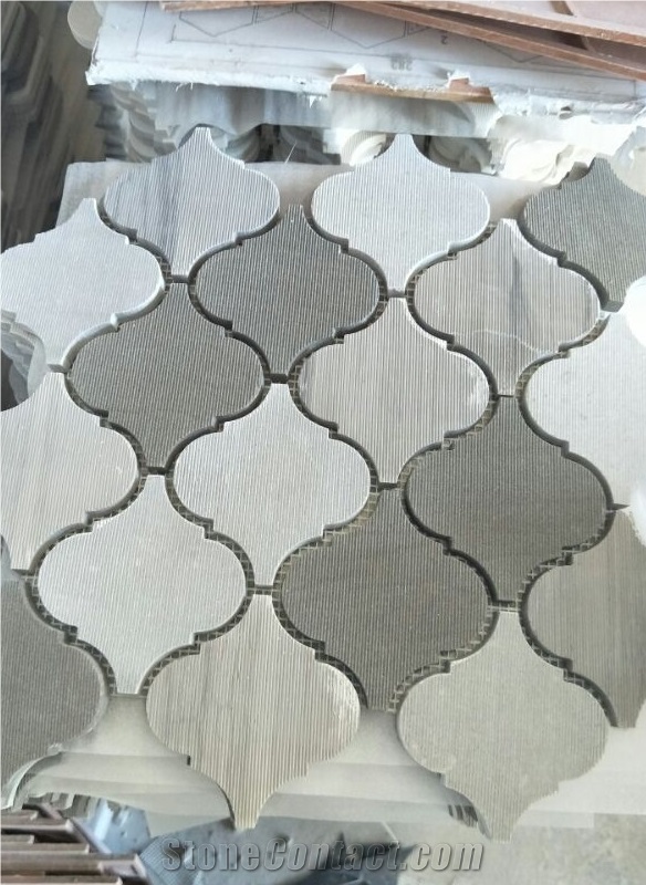 Natural Marble Lantern Stone Mosaic Tile Lantern Marble Mosaic Tile for Wall/Floor /Hotel/Restaurant/Bathroom/Interior Design/Decoration