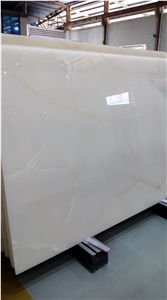Old Quarry Iran Snow White & Pure White Onyx Big Slabs and Flooring Tiles ,Cut-To-Size for Project ,Walling ,Tiling Produced in China