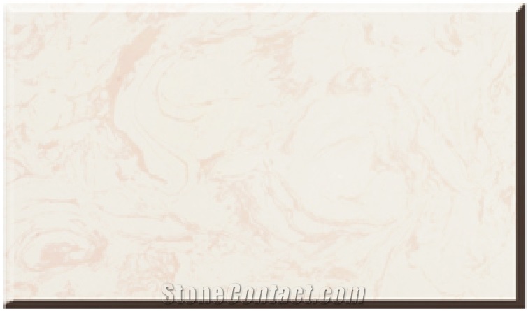 Pink Lady Polished Artificial Marble 2cm & 3cm Big Slabs & Tiles ,Cut-To-Size ,China Engineered Stone ,Man Made Stone , Synthetic Material for Walling and Tiling