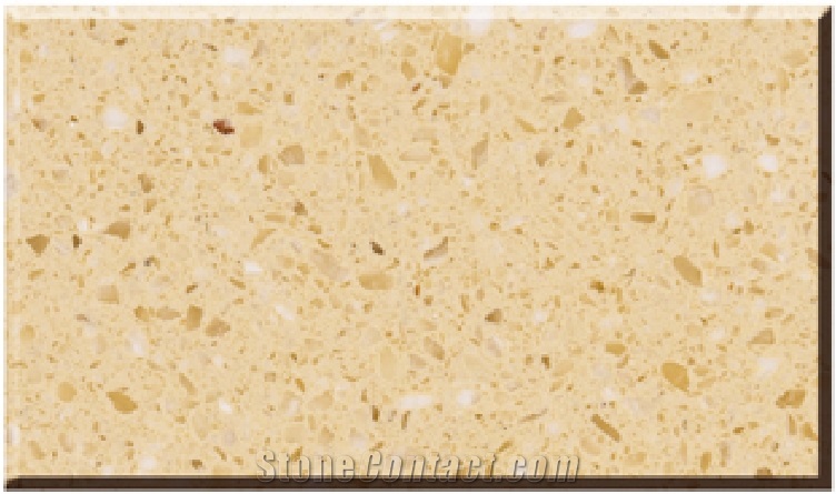Small Golden Flower Polished Artificial Marble Stone Big Slabs & Tiles ,Cut-to-size. Engineered Stone , Synthetic Material , China Man Made Stone 