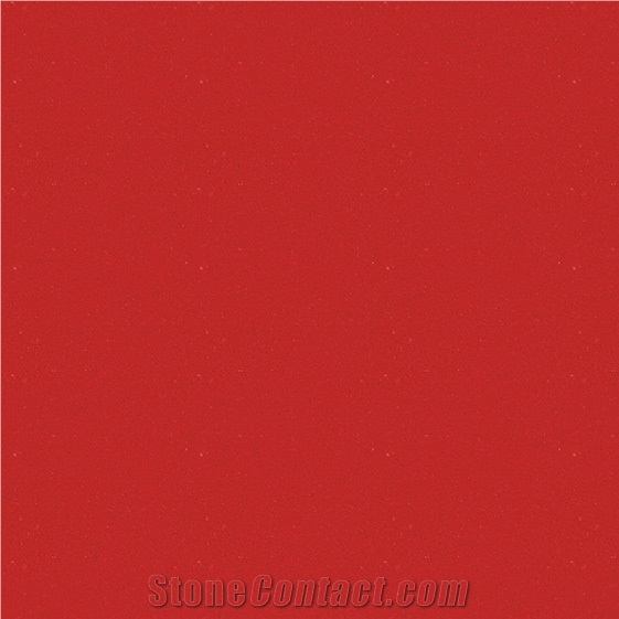 Solid Surfaces Polished Slabs & Tiles Engineered Stone Red Quartz Stone Countertops Slab China Artificial Quartz Stone