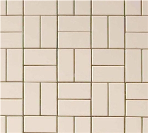 Supreme High Quality -Natural Light Beige Turkish Marble Rectangle and Tumbled Wall Mosaics for Residential and Commercial Project
