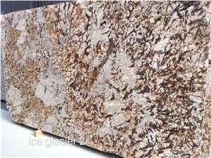 Very Popular Polished Brazil Material - Ice Glacier Big Slabs ,Tiles and Cut to Size for Project or Usa Countertops and Solid Surface .High Quality Flooring ,Walling and Tiling