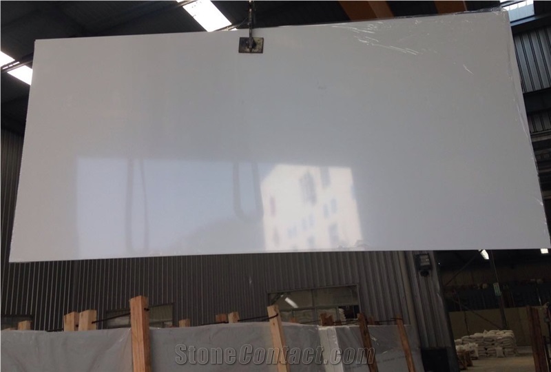White Quartz Slabs, White Quartz Wall Tiles, White Quartz Slabs for Kitchen Countertops, Quartz ...