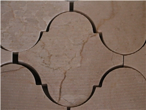 Wooden Grey Wooden White Marble Mosaic Tile, Calabas Shape Mosaic Stone Tile, Nice Design China Mosaic Tile for Floor & Wall