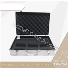 Aluminum Portable Quartz Stone Display Sample Suitcase