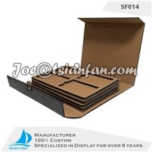 Artificial Leather Display Sample Cases for Showing Stone Sample