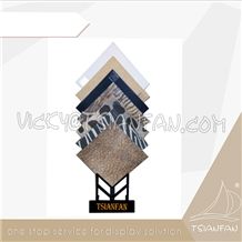 Black High Quanlity Metal Tile Display Racks and Display Stand