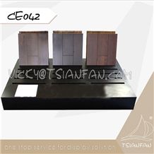 Ce042black Color Wood Display Stand for Tile Sample Board