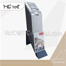 ME108--Grey Color Wood Floor Tile Sample Board Display Stand