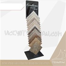 Metal Portable Ceramic Tile Display Stand Rack