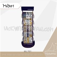 Mj701 Rotary Mosaic Display Stand Tower/ Mosaic Sample Holder