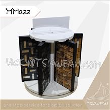 Mm022 Desktop Mosaic Tile Sample Board Turning Display Tower