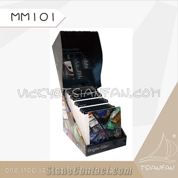 Mm101 Mosaic Stone Swatch Card Display Box