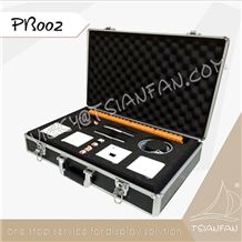 Pb002quality Aluminum Quartz Stone Display Case Sample Box