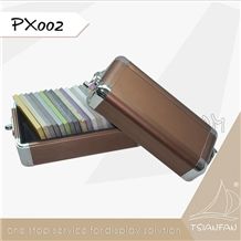 Px002new Design Aluminium Stone Sample Display Box ,Quartz Stone Sample Carry Case