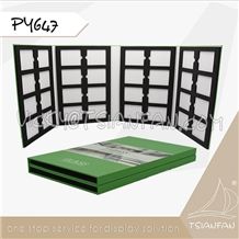 Py647 Customized Design Stone Sample Folders Cardboard+Eva