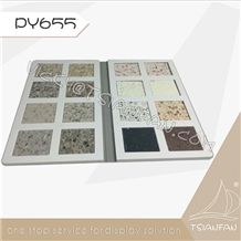  PY655----Plastic Quartz Stone Tile Sample Book
