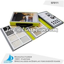 Quartz Stone Plastic Sample Binder