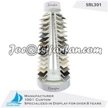 Quartz Stone Sample Tower Display Rack