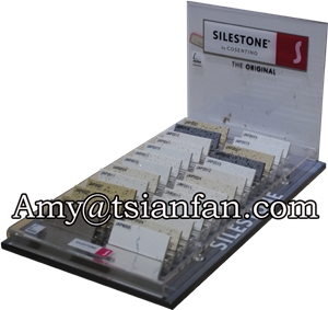 Small Quartz Stone Desktop Display Rack Maker 2