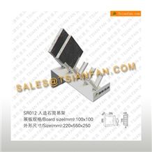 Sr012 Stone Ceramic Marble Quartz Display Stand Rack