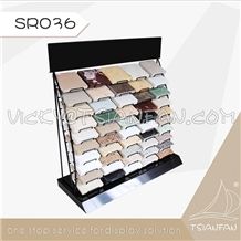 Sr036-5desktop Marble and Granite Stone Display Stand Rack