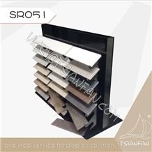 SR051---Quartz Stone Display Stand Tower