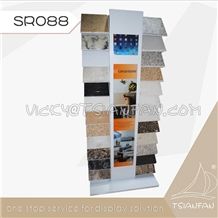 SR088--Quartz Stone Sample Display Stand