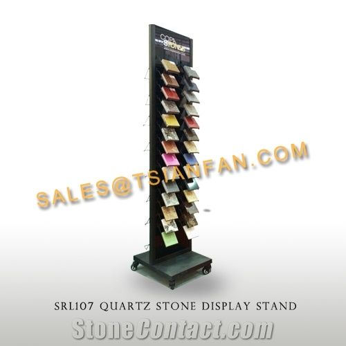 Srl107 Stone Ceramic Marble Quartz Display Stand Rack